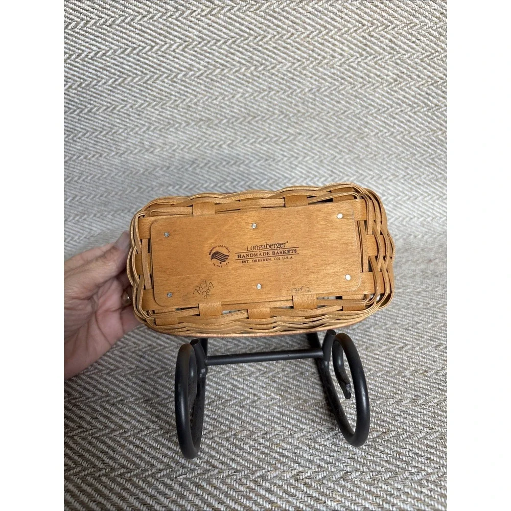 Longaberger sleigh baskets